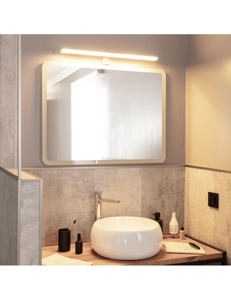 Applique Miroir Salle de Bain 12 W Argent Big Kendari