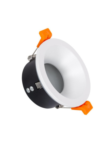 Collerette Downlight Ronde IP65 pour Ampoule LED GU10 Coupe Ø75 mm