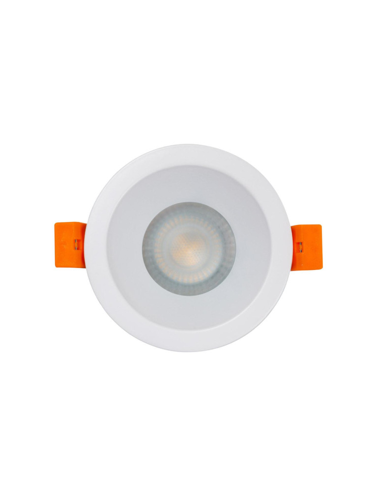 Collerette Downlight Ronde IP65 pour Ampoule LED GU10 Coupe Ø75 mm
