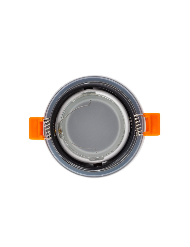 Collerette Downlight Ronde IP65 pour Ampoule LED GU10 Coupe Ø75 mm