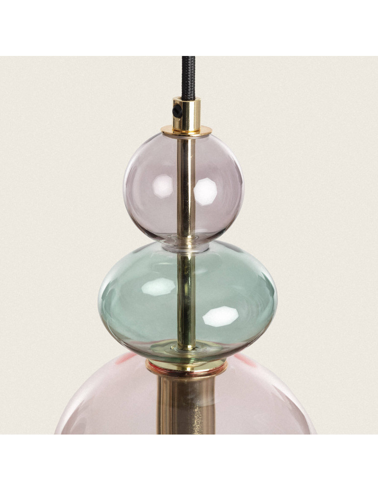 Suspension Métal et Verre Baudelaire