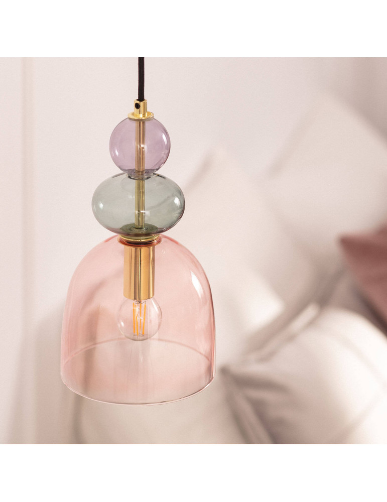 Suspension Métal et Verre Baudelaire