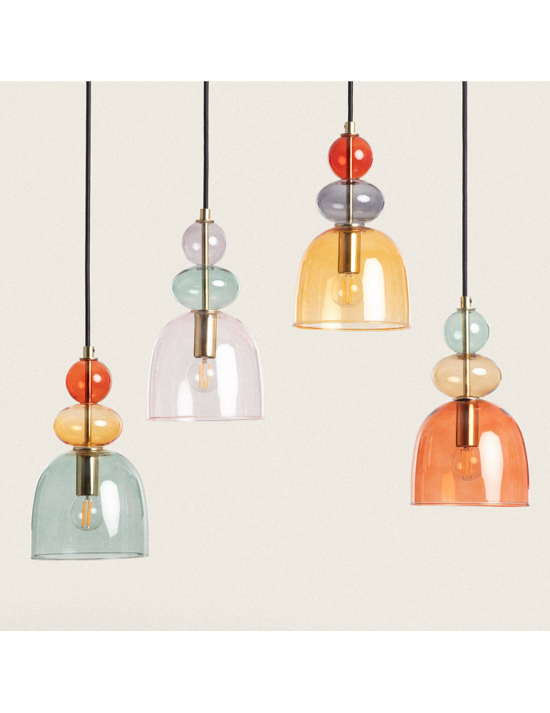 Suspension Métal et Verre Baudelaire