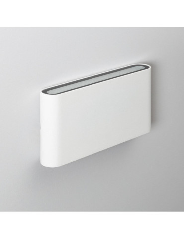 Applique Murale LED Extérieure Einar 12W Éclairage Double Face Rectangulaire Blanche