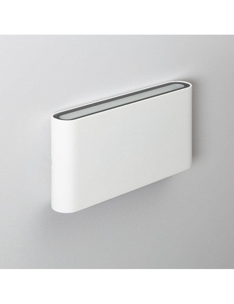 Applique Murale LED Extérieure Einar 12W Éclairage Double Face Rectangulaire Blanche Applique Murale LED Extérieure Einar 12W Éclairage Double Face Rectangulaire Blanche