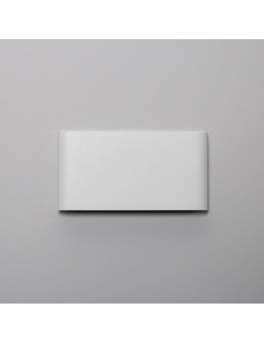 Applique Murale LED Extérieure Einar 12W Éclairage Double Face Rectangulaire Blanche