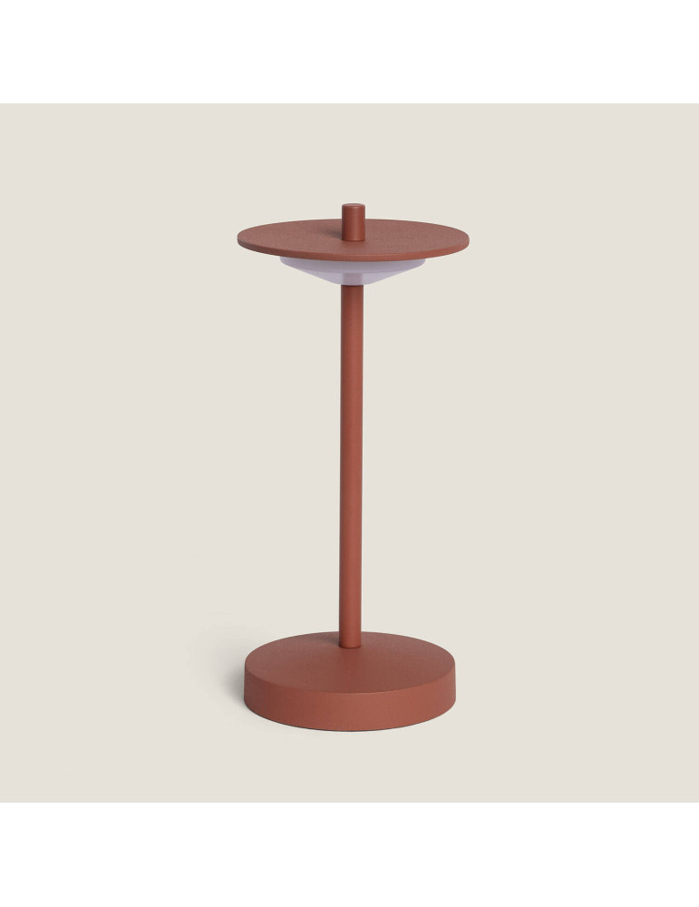 Lampe à Poser LED Portable Extérieure Métal avec Batterie Rechargeable Estepona Lampe à Poser LED Portable Extérieure Métal avec Batterie Rechargeable Estepona