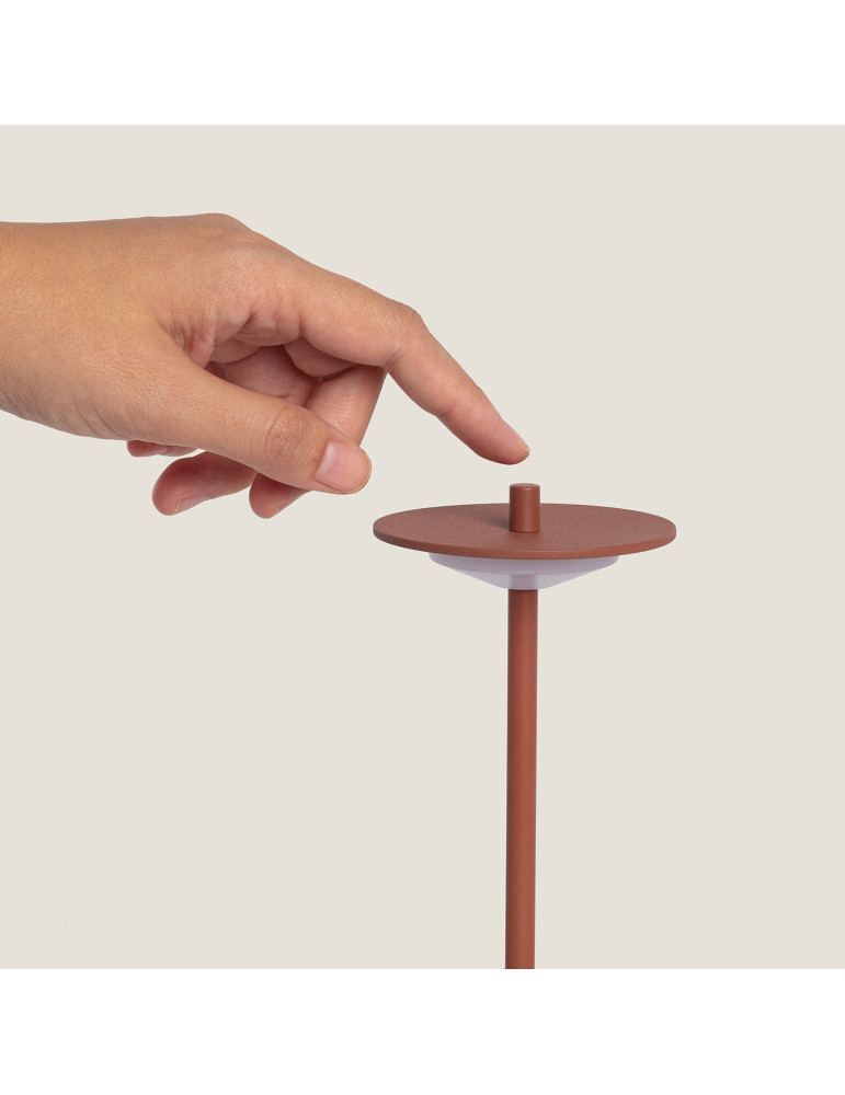 Lampe à Poser LED Portable Extérieure Métal avec Batterie Rechargeable Estepona