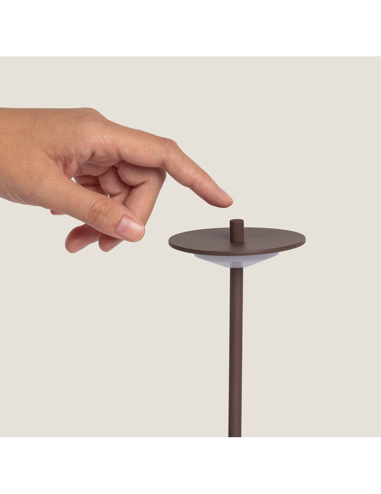 Lampe à Poser LED Portable Extérieure Métal avec Batterie Rechargeable Estepona