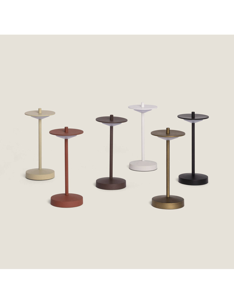 Lampe à Poser LED Portable Extérieure Métal avec Batterie Rechargeable Estepona