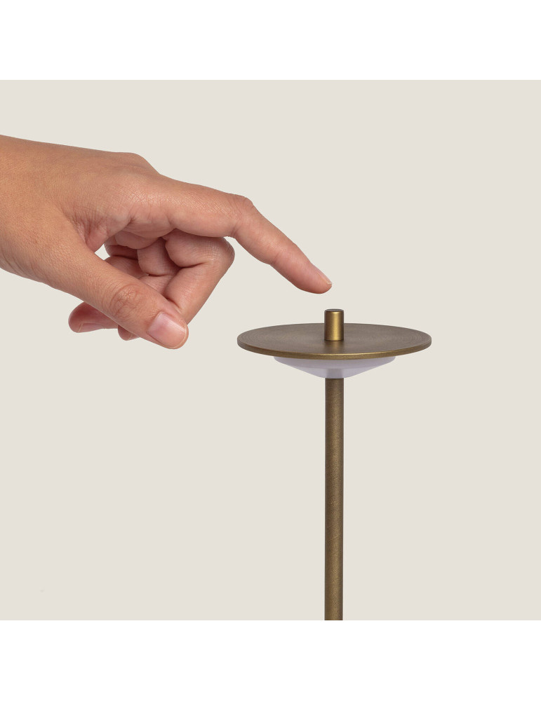 Lampe à Poser LED Portable Extérieure Métal avec Batterie Rechargeable Estepona