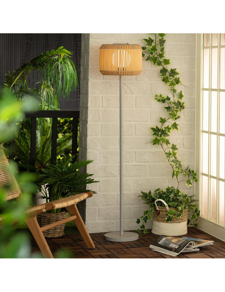 Lampadaire LED Extérieur Solaire Métal Nygala