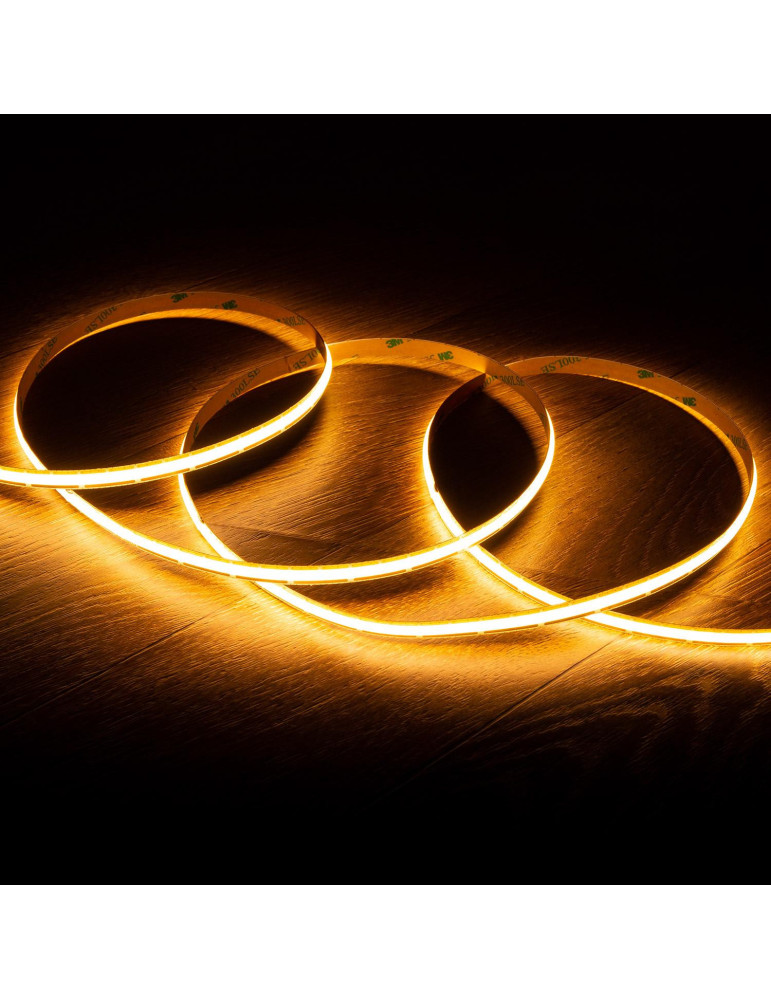 Ruban LED 12V DC COB 500 LED/m 5m IP20 Largeur 8mm FreeCut