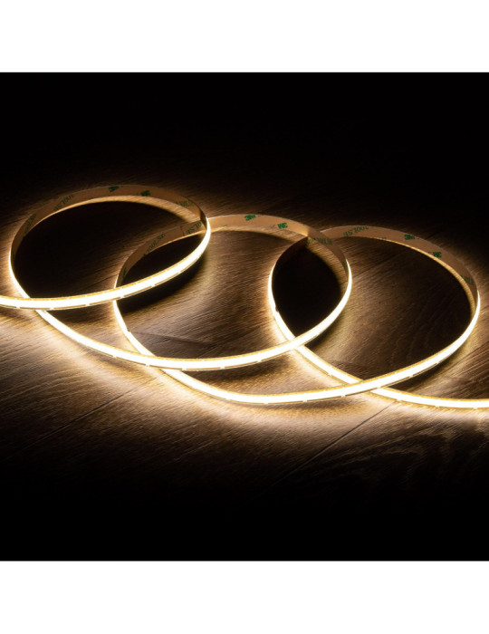 Ruban LED 12V DC COB 500 LED/m 5m IP20 Largeur 8mm FreeCut