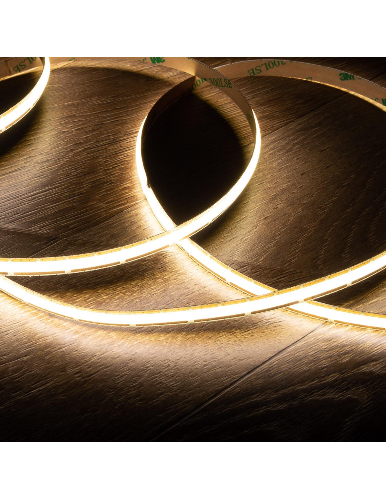 Ruban LED 12V DC COB 500 LED/m 5m IP20 Largeur 8mm FreeCut