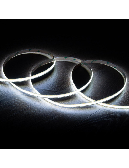 Ruban LED 12V DC COB 500 LED/m 5m IP20 Largeur 8mm FreeCut