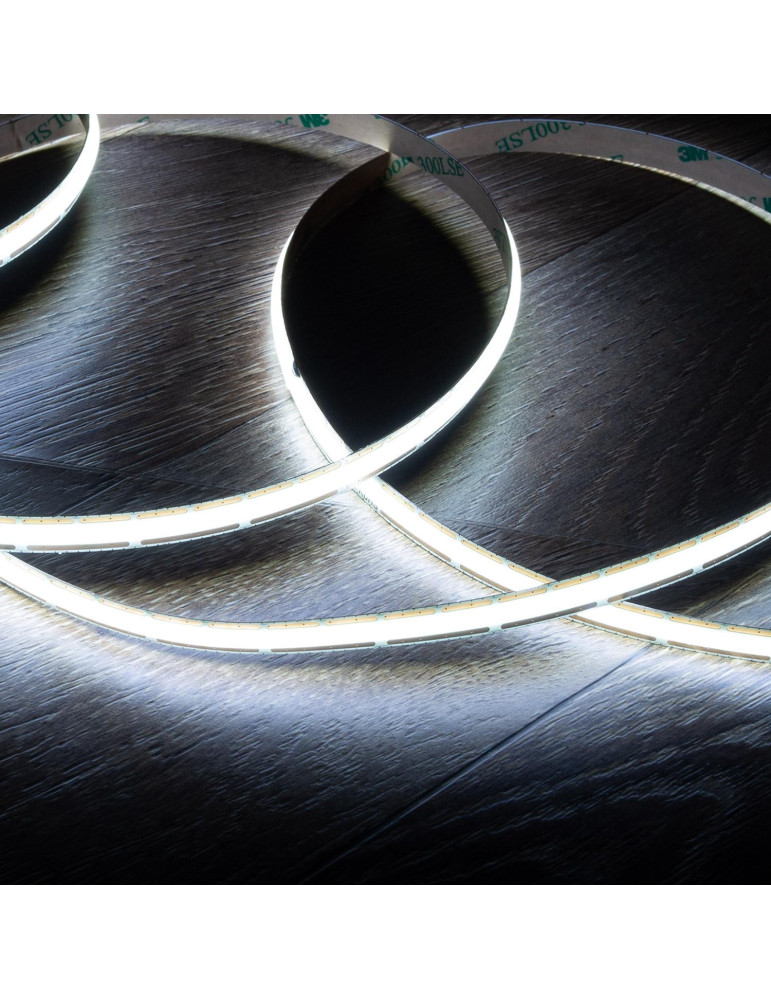 Ruban LED 12V DC COB 500 LED/m 5m IP20 Largeur 8mm FreeCut