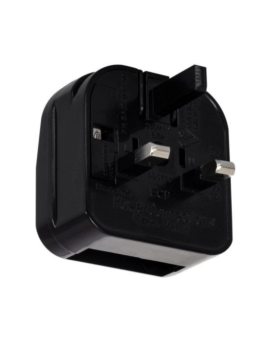 Adaptateur Prise Type C Tête Plate avec Câble Droit à Prise Type G (UK) Adaptateur Prise Type C Tête Plate avec Câble Droit à Prise Type G (UK)