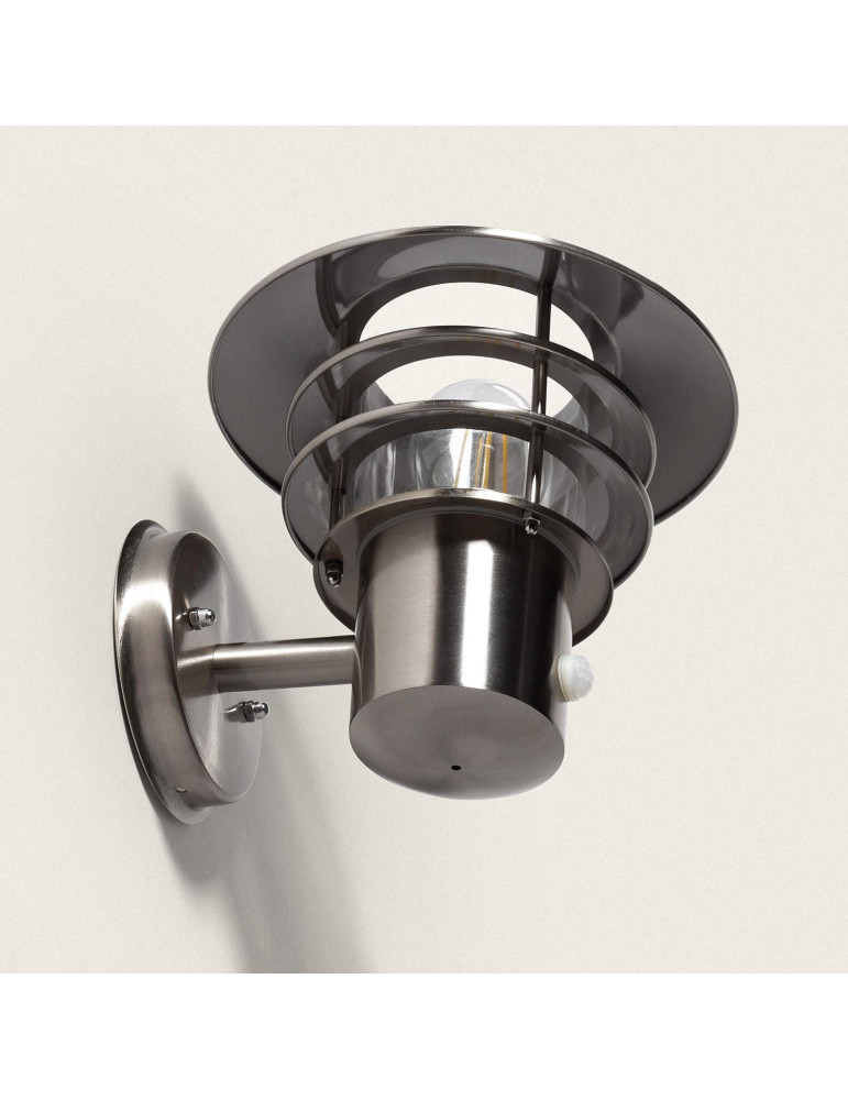 Applique Extérieure Acier Inoxydable Stage avec Capteur PIR