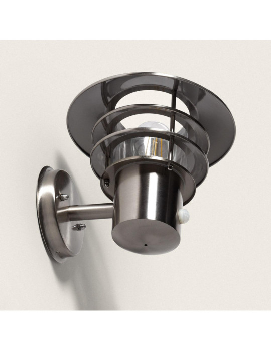 Applique Extérieure Acier Inoxydable Stage avec Capteur PIR