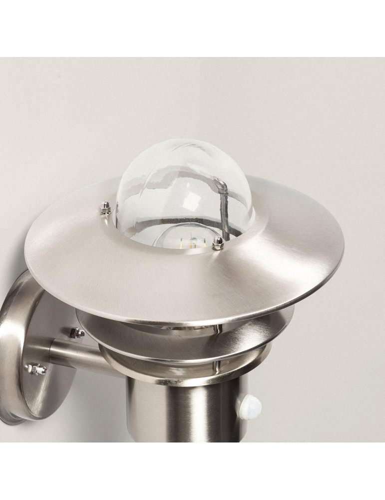 Applique Extérieure Acier Inoxydable Stage avec Capteur PIR