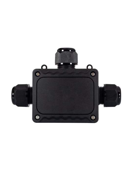 Boîte de Dérivation Étanche en "T" 140x95x35mm 3 Cônes IP68