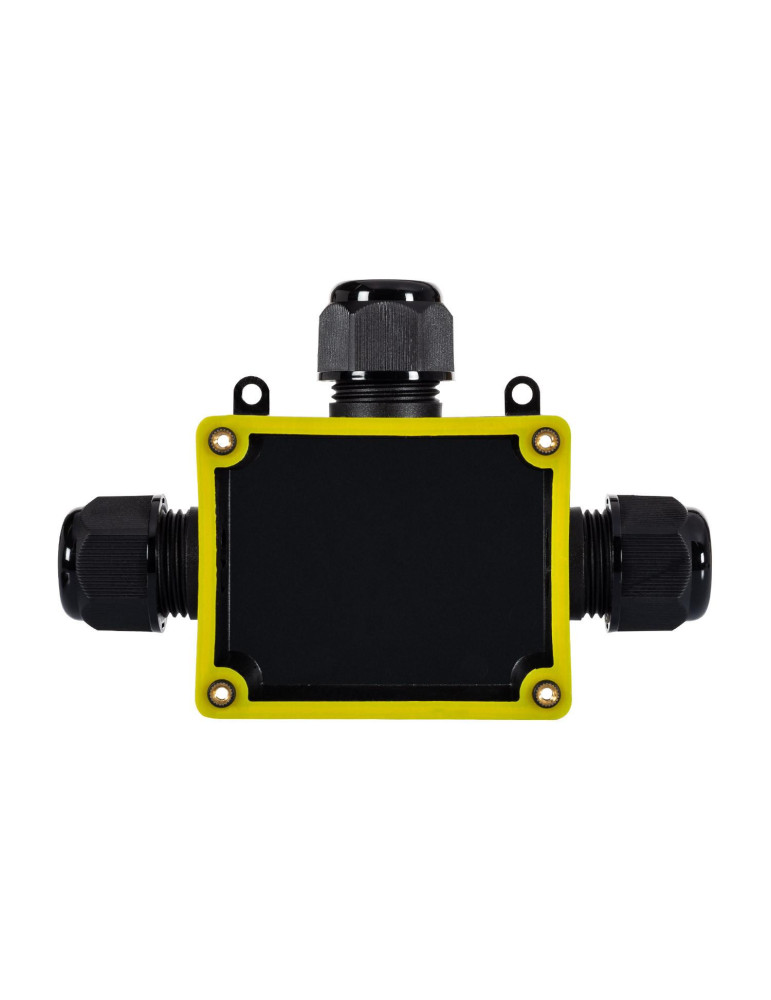 Boîte de Dérivation Étanche en "T" 140x95x35mm 3 Cônes IP68