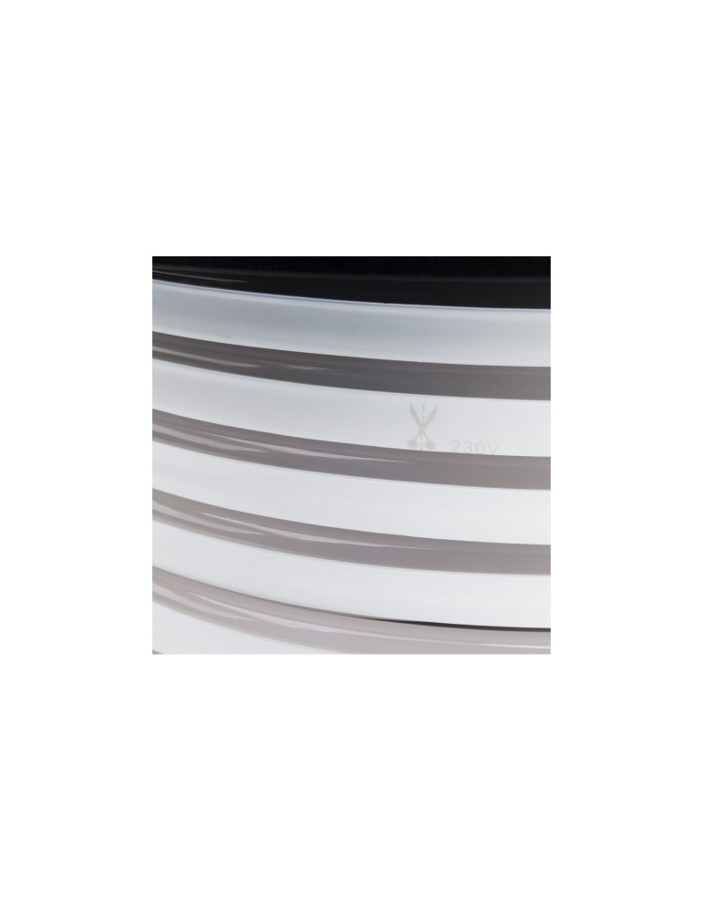 Gaine Néon LED Flexible Dimmable 120LED/m 220V AC IP67 Rose sur Mesure Coupe tous les 100cm