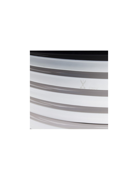 Gaine Néon LED Flexible Dimmable 120LED/m 220V AC IP67 Rose sur Mesure Coupe tous les 100cm