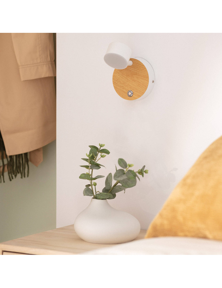 Lampe Murale LED Métal 5W Serifos avec Interrupteur