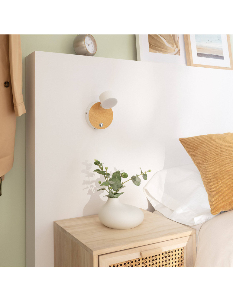 Lampe Murale LED Métal 5W Serifos avec Interrupteur