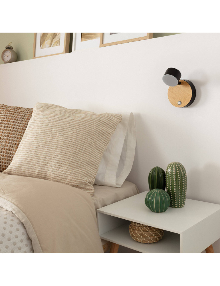 Lampe Murale LED Métal 5W Serifos avec Interrupteur