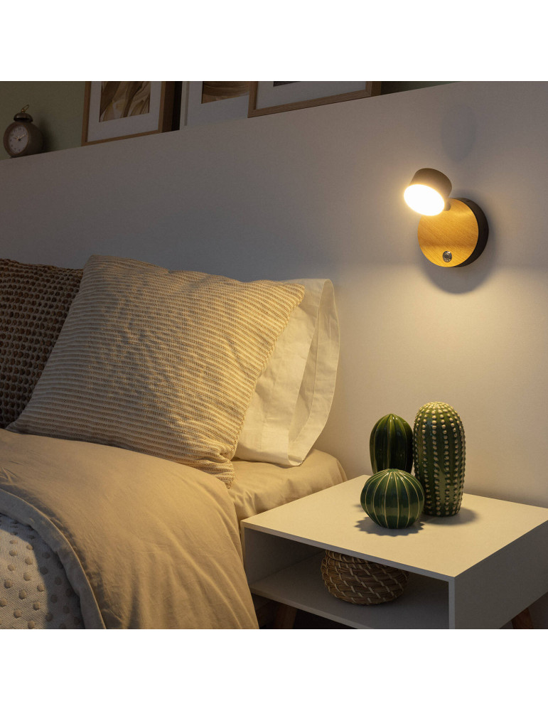 Lampe Murale LED Métal 5W Serifos avec Interrupteur