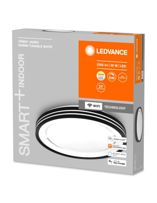 Plafonnier LED Rond Ø488 mm 30W CCT Smart+ WiFi ORBIS Jarden LEDVANCE 4058075573550