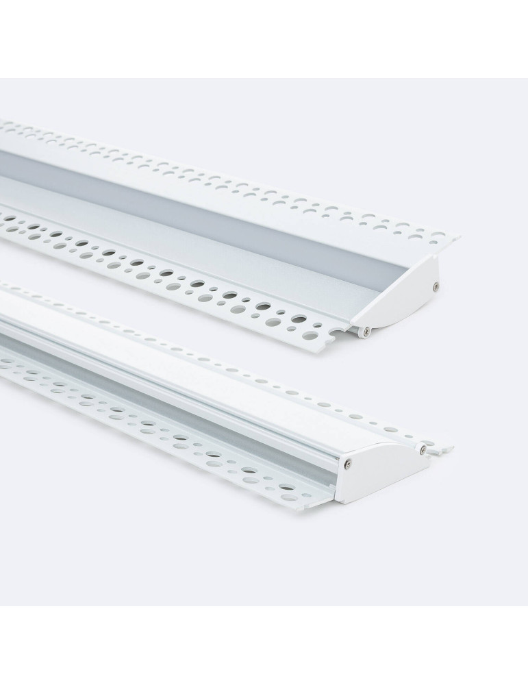 Profilé Aluminium Encastré pour Plâtre/Placo 2m Pour Ruban LED jusqu'à 12mm