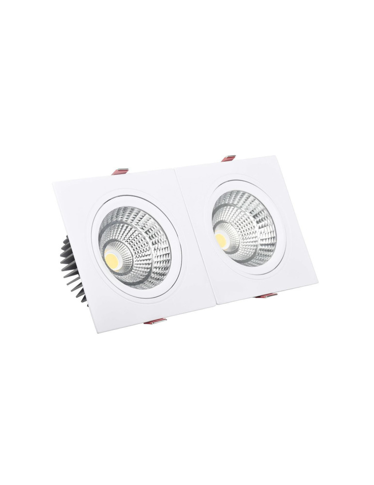 Spot Downlight LED 10W Rectangulaire Madison Coupe 165x75 mm