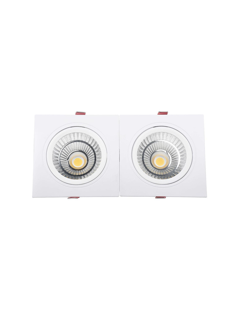 Spot Downlight LED 10W Rectangulaire Madison Coupe 165x75 mm