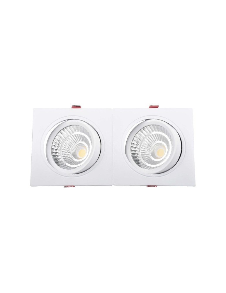 Spot Downlight LED 10W Rectangulaire Madison Coupe 165x75 mm