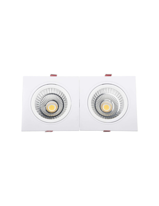 Spot Downlight LED 10W Rectangulaire Madison Coupe 165x75 mm