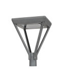 Lampadaire LED 60W Ambre Aventino Square LUMILEDS PHILIPS Xitanium Dimmable 1-10V