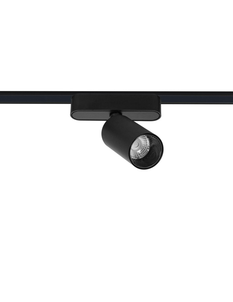Spot LED sur Rail Magnétique 25mm Extra-Plat 12W 48V Noir