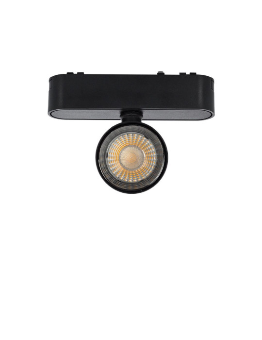 Spot LED sur Rail Magnétique 25mm Extra-Plat 12W 48V Noir