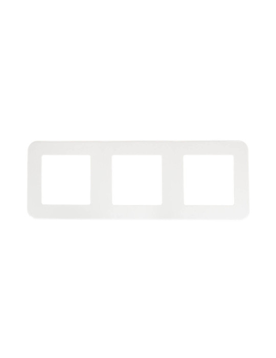 Cadre PC 3 Emplacements pour Appareillage Classic Cadre PC 3 Emplacements pour Appareillage Classic