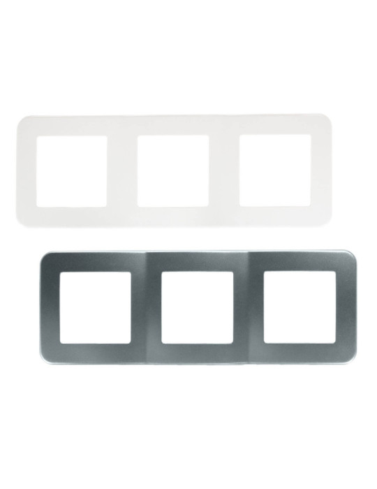 Cadre PC 3 Emplacements pour Appareillage Classic Cadre PC 3 Emplacements pour Appareillage Classic