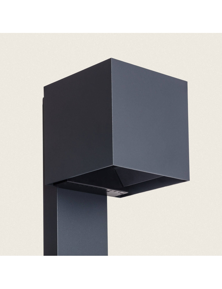 Balise Extérieure Solaire LED en Saillie sur Pied 80 cm Aluminium Denny