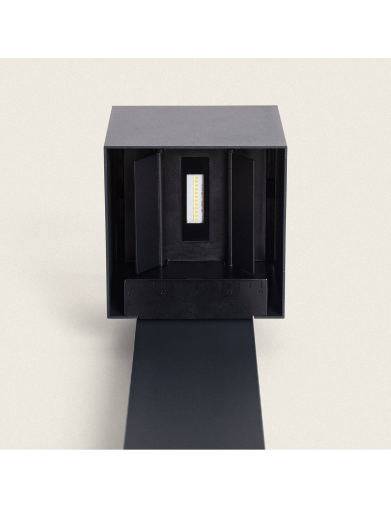 Balise Extérieure Solaire LED en Saillie sur Pied 80 cm Aluminium Denny