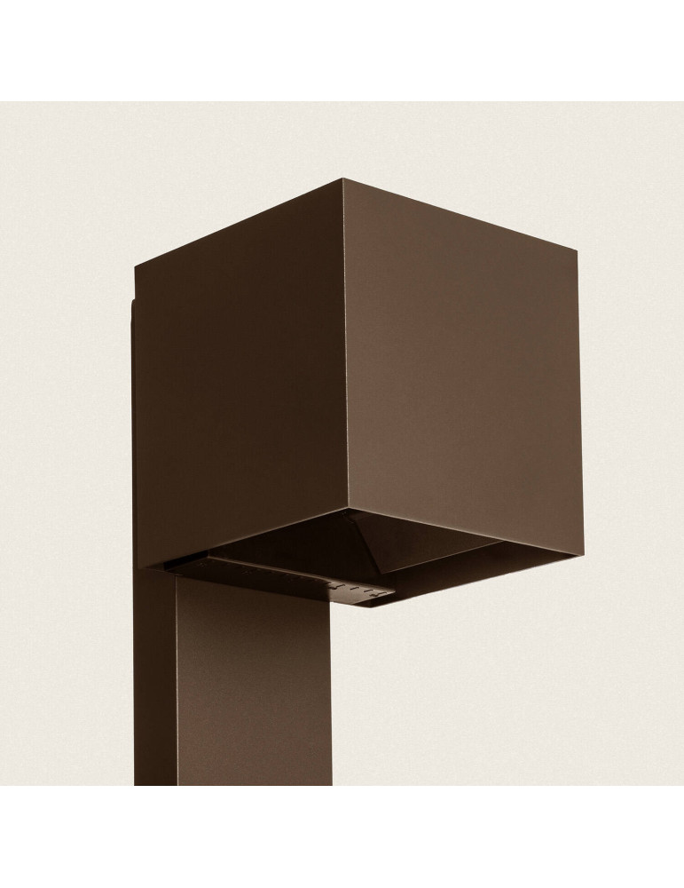 Balise Extérieure Solaire LED en Saillie sur Pied 80 cm Aluminium Denny