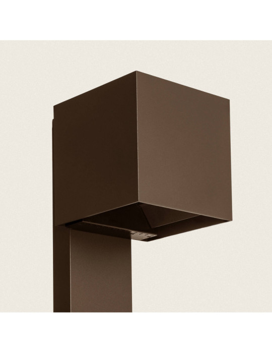 Balise Extérieure Solaire LED en Saillie sur Pied 80 cm Aluminium Denny