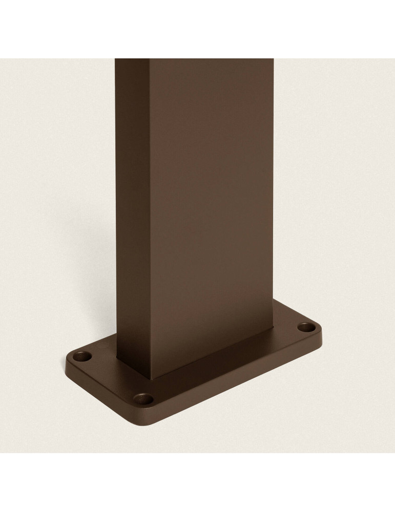 Balise Extérieure Solaire LED en Saillie sur Pied 80 cm Aluminium Denny