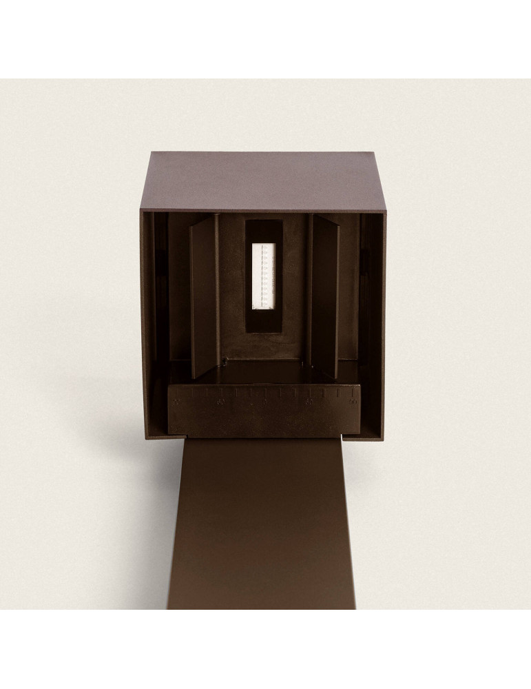 Balise Extérieure Solaire LED en Saillie sur Pied 80 cm Aluminium Denny